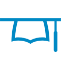 Icono de educaci&oacute;n y formaci&oacute;n