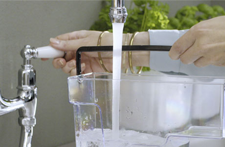 Llenado del depósito de agua