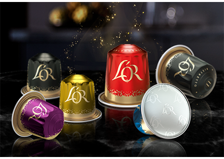 Diferentes tazas de café L’OR.