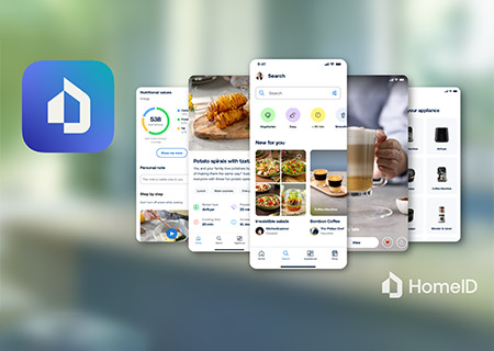 Aplicación HomeID de Philips, aplicación inteligente para recetas