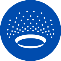 Icono de 2 en 1 con humidificaci&oacute;n