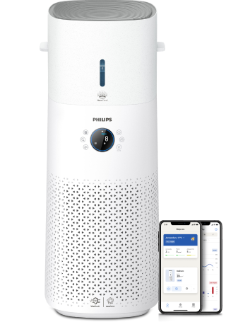Purificador de aire y humidificador Philips 2 en 1 serie 3000