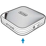 Altavoz port&aacute;til inal&aacute;mbrico